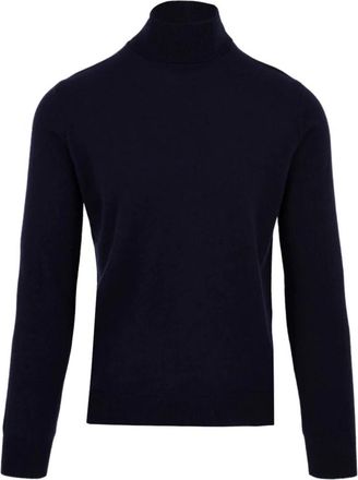 FILIPPO DE LAURENTIIS Turtleneck Sweater - Heren - Coltruien - Blauw - 3XL - Wol - Truien & Vesten