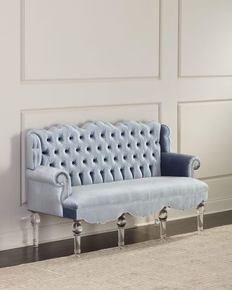 Haute House Home Helena Settee, 64