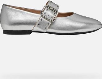 Geox Scarpe New Palmaria Donna Argento