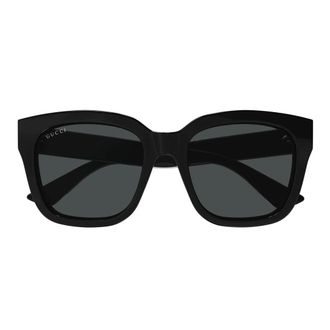 Gucci Gg1338S 001 Oversize Sunglasses - unisex - Gucci - Sunglasses - Black - 54 MM - Accessories