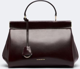 Victoria Beckham Sloane Frame leather top-handle bag