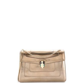 Bulgari Serpenti Forever Shoulder Bag Patent Medium