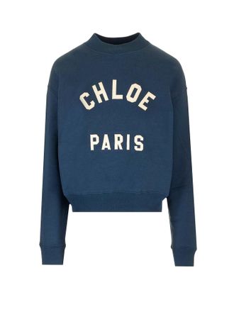 Chloé Cotton Sweatshirt-Donna