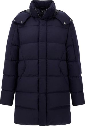 Boggi Milano Jassen, Heren, Blauw, S, Wol, Sankt Moritz Parka