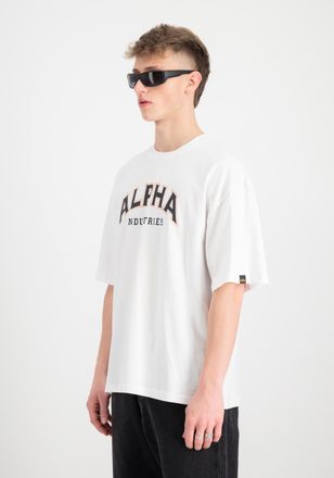 Alpha Industries T-Shirt ALPHA INDUSTRIES College T-Shirt, Herren, Gr. XXL, weiss (wei&szlig;), Obermaterial: 100% Baumwolle, Shirts T-Shirt