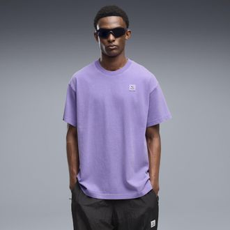 Puma T-shirt con grafica PUMA x SAYSKY Team unisex, Abbigliamento, Viola, XXL