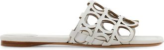 Ferragamo Gancini slippers - Wit
