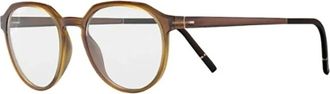 Silhouette unisex, Accessoires, Bruin, Maat: 49 MM