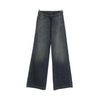 Diesel Relaxed Low Waist 2078 D-Ainty Joggjeans - female - Diesel - Wide Jeans - Blue - W29 - Jeans