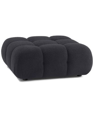 TOV Furniture Calliope Vegan Shearling Modular Ottoman