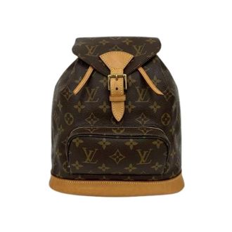 Louis Vuitton Pre-owned Backpacks, female, Brown, Size: ONE SIZE Pre-owned Canvas Backpack