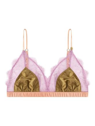 Love Stories Bh met afwerking van kant - Groen