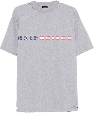 Balenciaga international T-Shirt - men - Cotton - 1 - Grey
