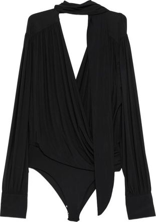 Amazu&igrave;n Keila Draped Wrap-style Body Suit