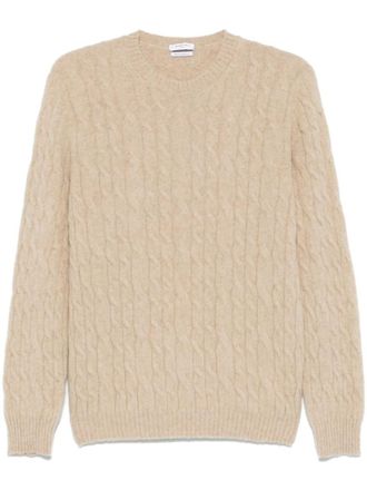Boglioli Light Beige Logo Sweater