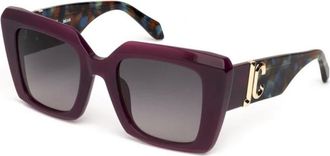 Just Cavalli Dames, Accessoires, Paars, Maat: 51 MM