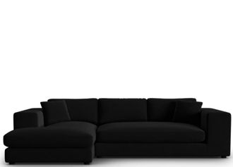 CXL by Christian Lacroix Designer Ecksofa Tendance mit Eckteil links - Samtbezug