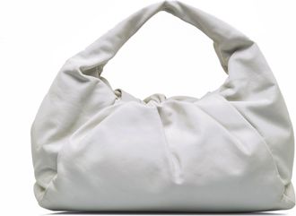 Bottega Veneta White Small The Shoulder Pouch