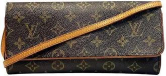Louis Vuitton Pre-owned Clutches, female, Brown, Size: ONE SIZE Pre-owned Crossbody Clutch