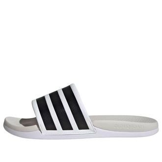 adidas Adilette Comfort 2.0 Slides White Black HQ2466