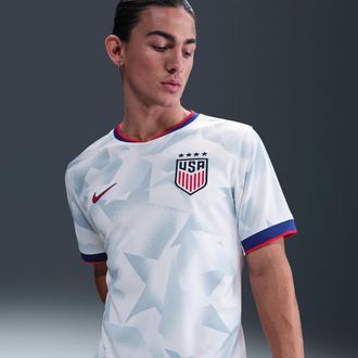 Nike USWNT 2025 Stadium Home (Team) Nike Mens Dri-FIT Soccer Replica Jersey in White | FZ9017-101