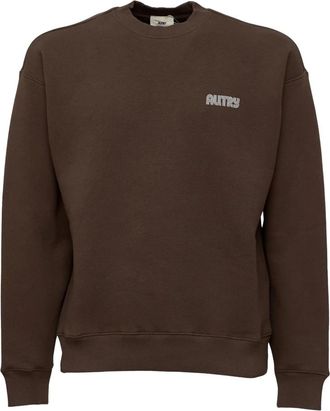 Autry Felpa Garzata - Heren - Sweatshirts - Bruin - S - Hoodies & sweatvesten