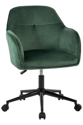 MID.YOU Mid.you Drehstuhl, Gr&uuml;n, Schwarz, Metall, Textil, Drehkreuz, 58x82x90 cm, B&uuml;rom&ouml;bel, B&uuml;rost&uuml;hle, Drehst&uuml;hle