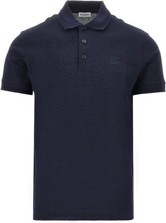 Burberry Cotton piquet polo shirt with EKD embroidery Man S