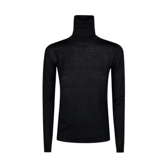 Max Mara Trui met col - Dames - Coltruien - Zwart - XS - Truien & Vesten