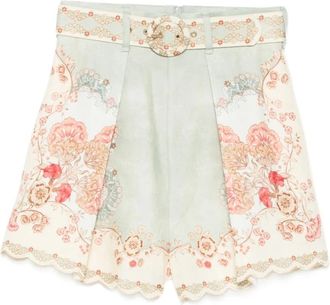 Zimmermann Korte Broeken, Dames, Veelkleurig, L, Short Shorts