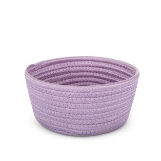 KASANOVA Cestino portaoggetti bagno 18x10 cm lilla in polipropilene