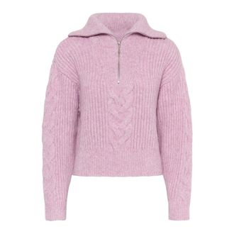 Saint Tropez Jersey de cuello alto - Knitwear - Mujer - P&uacute;rpura - 2XL