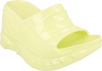 Givenchy Marshmallow Wedge Slide Sandal in Pale Yellow at Nordstrom Rack, Size 6Us / 37Eu