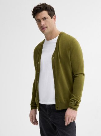 Le 31 Mens Silky knit Cardigan Sweater