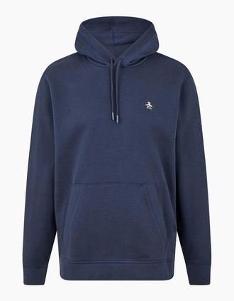 Original Penguin Mens Hooded Penguin Sweatshirt - Navy - Size: 36