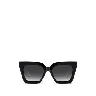 Carolina Herrera Sunglasses, female, Black, Size: 52 MM 80S Clip Eyeglasses