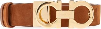 Ferragamo Donna H25 Riem - Dames - Riemen - Bruin - 95 CM - Leer - Accessoires