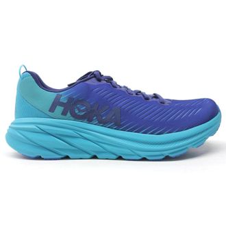 Hoka One One Hoka Rincon 3 Synthetic Textile Mens Low Top Trainers - Bluing Scuba Blue - Size:UK 11.5