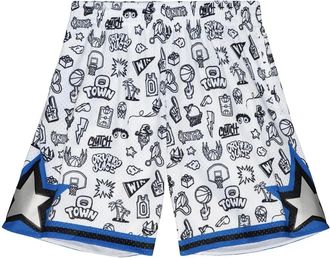Mitchell & Ness Shorts da basket Doodle Orlando Magic 1994 - Bianco