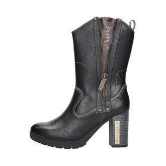Mustang Schoenen, Dames, Zwart, 42 EU, Enkellaarsjes Hak
