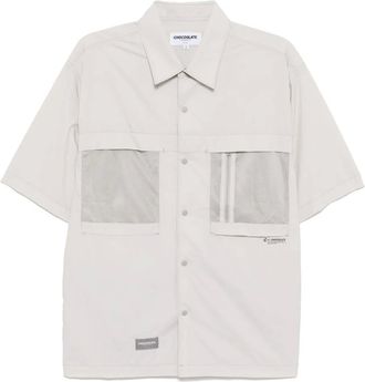 Chocoolate Camicia a maniche corte - Grigio