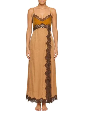 Pinko Womens Dress Viscose Apparel - Brown