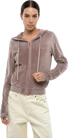 Diesel Pink Logo Hood Sweatshirt