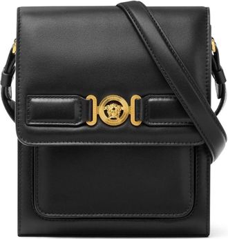 Versace Medusa Biggie cross body bag - men - Calf Leather - One Size - Black