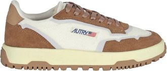 Autry Sneakers van mesh en leer met su&egrave;de - Dames - Sneakers - Veelkleurig - 44 EU - Leer - Schoenen