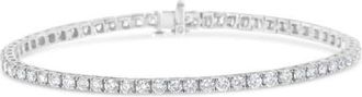 House of Brilliance IGI Certified 5.0 Cttw Diamond 14K White Gold Tennis Bracelet at Nordstrom