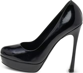 Saint Laurent 125mm platform pumps - Black