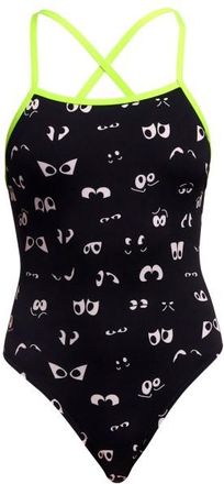 Funkita Tie Me Tight One Piece Badeanzug für Damen | schwarz