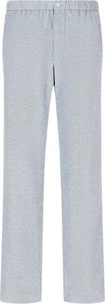 Emporio Armani Herenbroek met taps toelopende pijpen (Blauw)