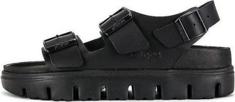 Birkenstock (WMNS) Birkenstock Milano Chunky Leather Black 1024608
